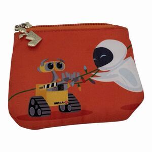 Disney Loungefly Pixar Wall-e Eve Coin Purse‎ Wallet ID Card Holder Orange